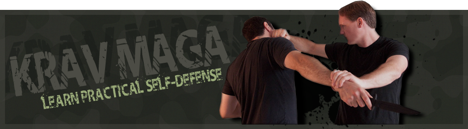 Instructor Stephen demonstrating inside knife strike.